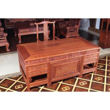 Bamboo Joint Burma Padauk Office Table